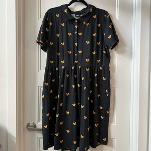 Cakeworthy Mickey pumpkin skater dress